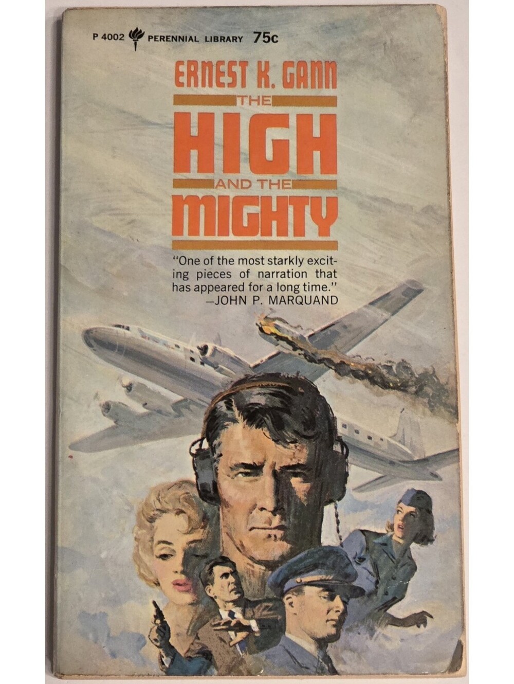 THE HIGH AND THE MIGHTY Ernest K. Gann 1966 PB Good Cond. Clean Pgs. SHIPS FAST!